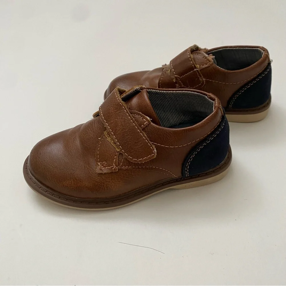 Max & Jake Ollie Oxford Brown Dress Shoes - Size 6C